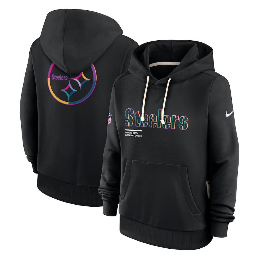Women Pittsburgh Steelers 2025 Nike NFL hoodie->women nfl jersey->Women Jersey
